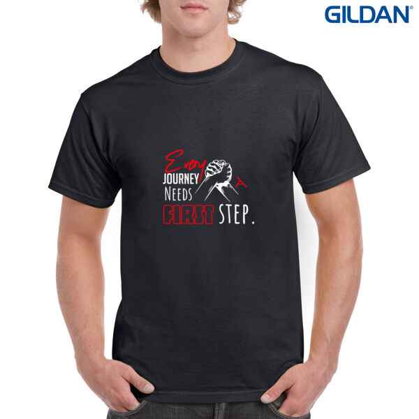 First step  - Gildan Mens Heavy Cotton T-Shirt - Gildan Mens Heavy Cotton T-Shirt Thumbnail
